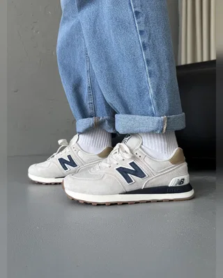 New Balance 574 Light Beige Blue — головне фото товару