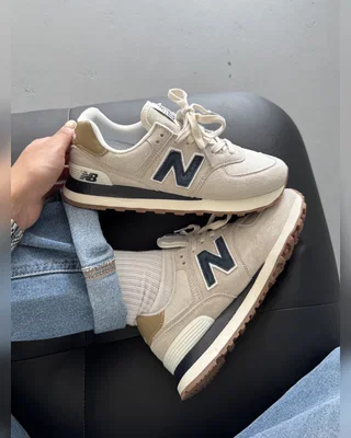 New Balance 574 Light Beige Blue — головне фото товару