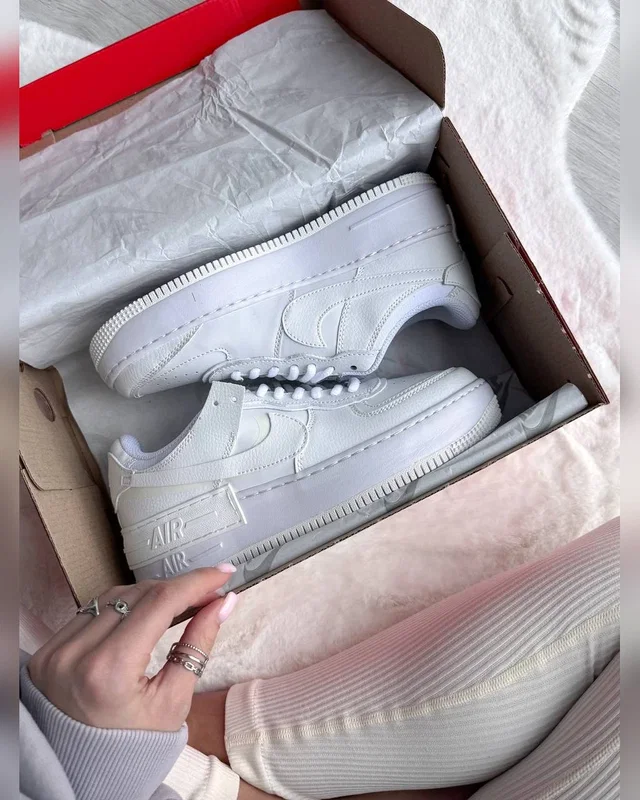Nike Air Force Shadow " Triple White " — головне фото товару