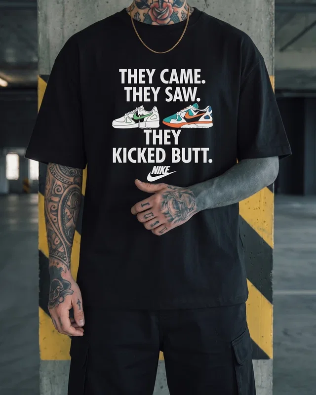 Nike Футболка Nike kicked butt чорна — головне фото товару
