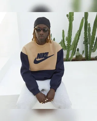 Nike Світшот Nike big swoos беж — головне фото товару
