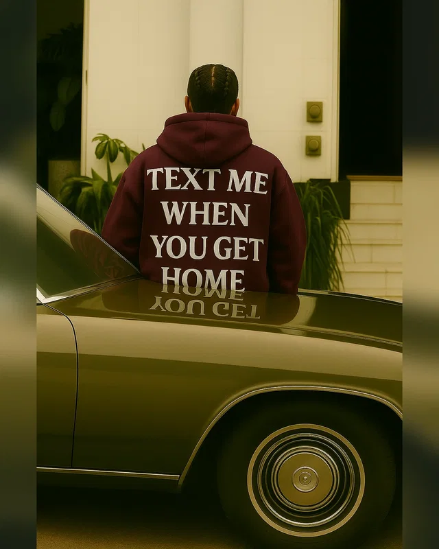 Sane Худі бардо принт text me — головне фото товару