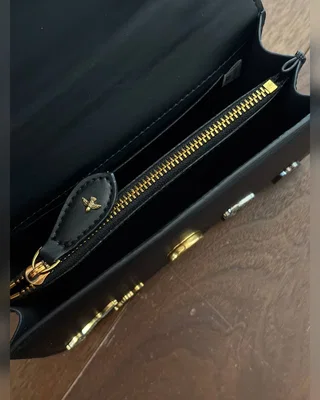 PINKO Mini Love Bag One Simply With Enamel Pin Black [оригінальна коробка] 20 х 12.5 х 6.5 — головне фото товару