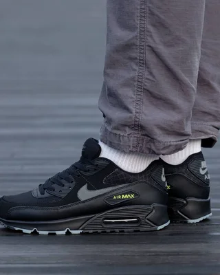 Nike Air Max 90 Black Grey Green — головне фото товару