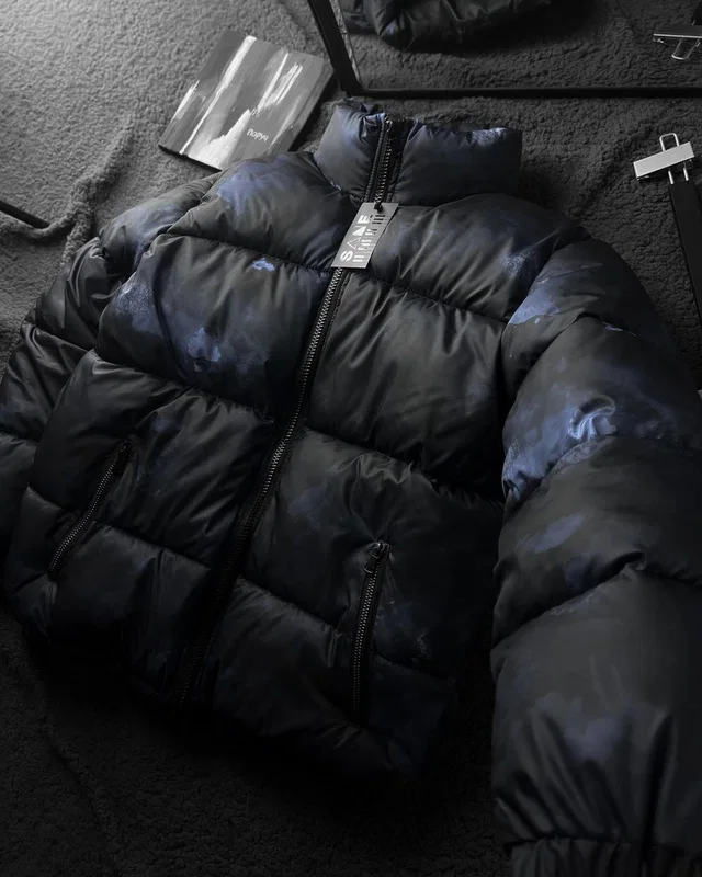 Sane Курточка чорна принт (dp8) — головне фото товару