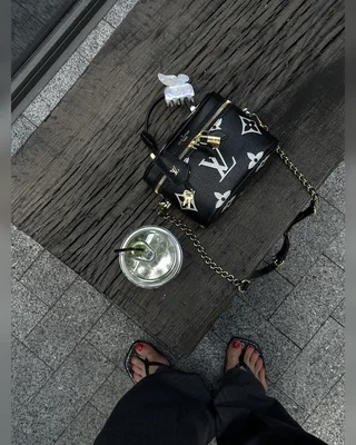 Louis Vuitton Vanity PM Bag Monogram Black White [кришка дно коробка] 19 x 13 x 10 — головне фото товару