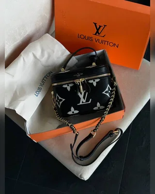 Louis Vuitton Vanity PM Bag Monogram Black White [кришка дно коробка] 19 x 13 x 10 — головне фото товару