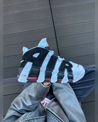 Nike AIR MORE UPTEMPO BLACK WHITE — головне фото товару