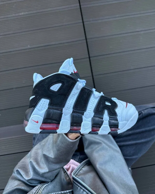 Nike AIR MORE UPTEMPO BLACK WHITE — головне фото товару