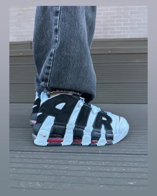 Nike AIR MORE UPTEMPO BLACK WHITE — головне фото товару
