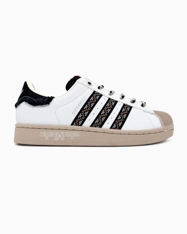 Adidas Superstar II Fringe White Beige Black — головне фото товару