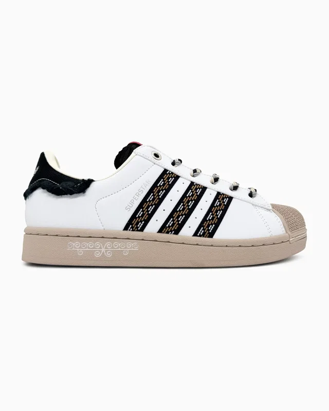 Adidas Superstar II Fringe White Beige Black — головне фото товару