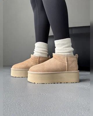 UGG Classic Ultra Mini Platform XL Beige — головне фото товару