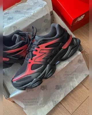 New Balance 9060 Black Red — головне фото товару