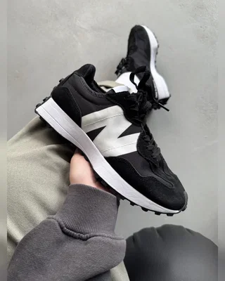 New Balance 327 Black White — головне фото товару