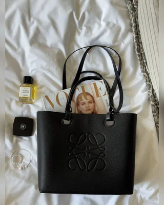 Loewe Bag Tote Anagram Leather Black — головне фото товару