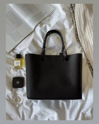 Loewe Bag Tote Anagram Leather Black — головне фото товару