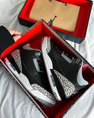 Nike Air Jordan 3 OG 'Black Cement' 2024 DN3707-010 — головне фото товару