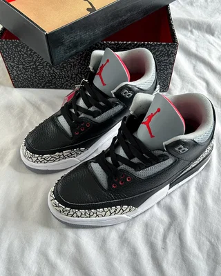 Nike Air Jordan 3 OG 'Black Cement' 2024 DN3707-010 — головне фото товару