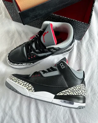 Nike Air Jordan 3 OG 'Black Cement' 2024 DN3707-010 — головне фото товару