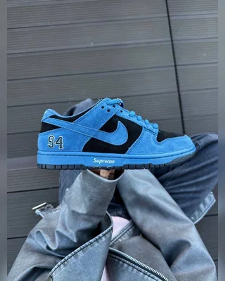 Supreme Nike sb dunk supreme blue black — головне фото товару