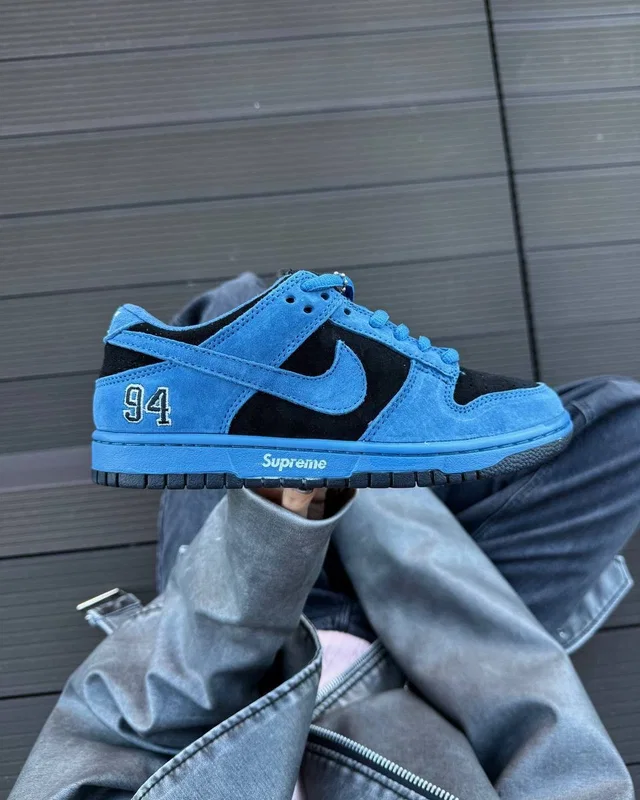 Nike sb dunk supreme blue black — головне фото товару