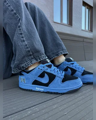 Supreme Nike sb dunk supreme blue black — головне фото товару