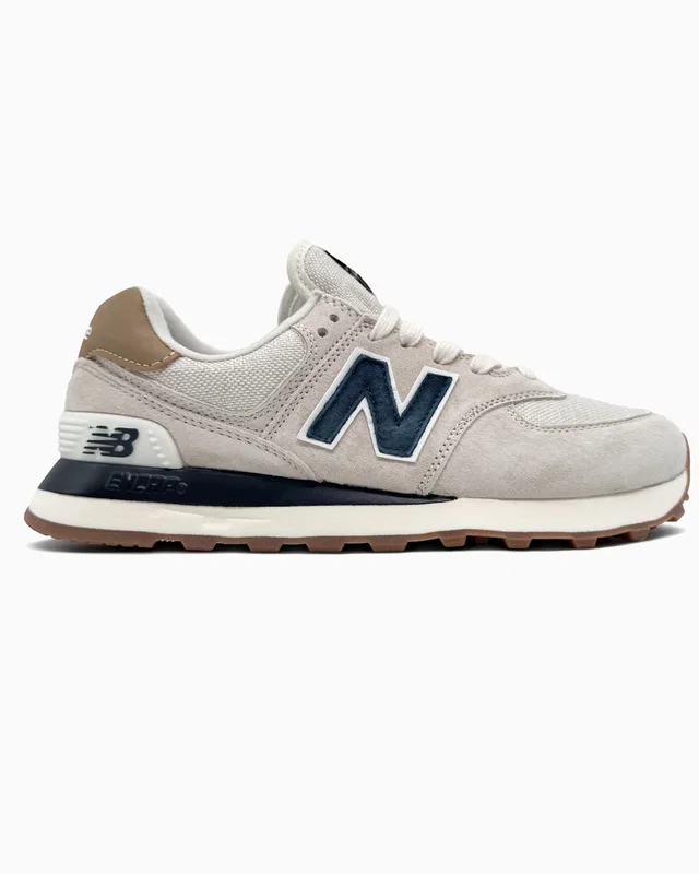 New Balance 574 Light Beige/Blue — головне фото товару