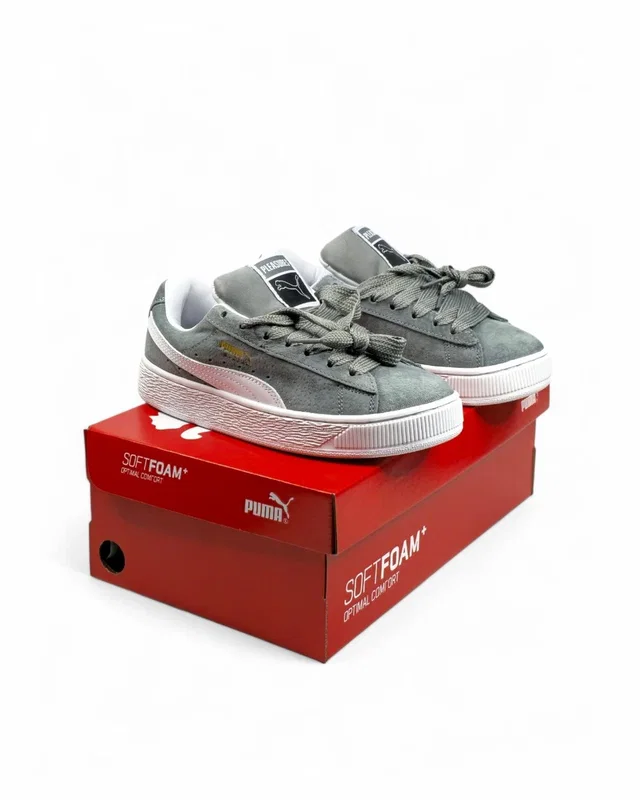Puma Suede XL • Grey White • — головне фото товару