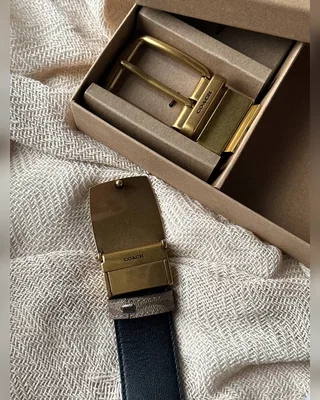 Coach Belt Kit Beige Gold 118 х 3.6 Інше — головне фото товару