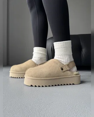 UGG Lanah Clog Platform Beige — головне фото товару