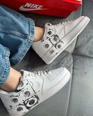 Nike x Supreme x COMME des GARCONS Air Force 1 Low 'Eyes' 923044-100 — головне фото товару