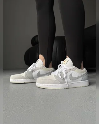 Nike Air Jordan 1 Low Grey White Blue — головне фото товару