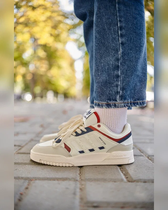 Adidas Drop Step Low Beige Blue — головне фото товару