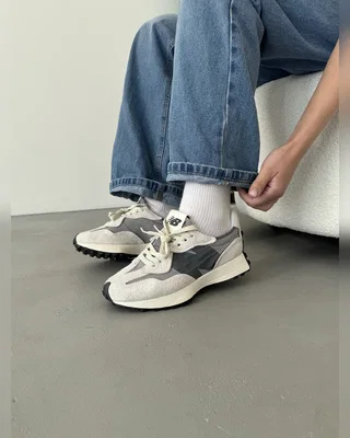 New Balance 327 Grey Logo — головне фото товару