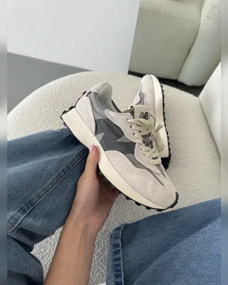 New Balance 327 Grey Logo — головне фото товару
