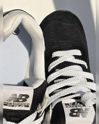New Balance 574 • Black White • — головне фото товару