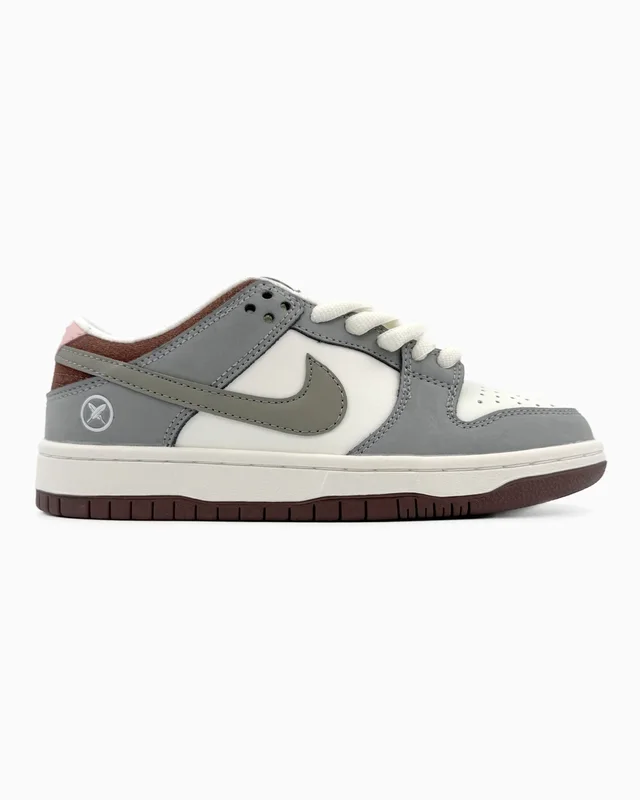Nike SB Dunk Grey White Brown — головне фото товару