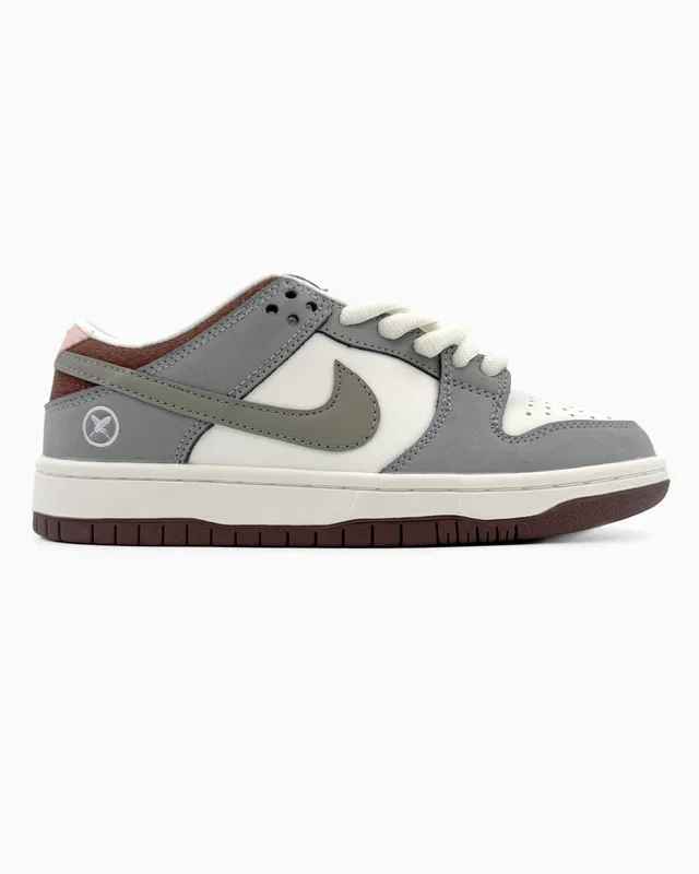 Nike SB Dunk Grey White Brown — головне фото товару