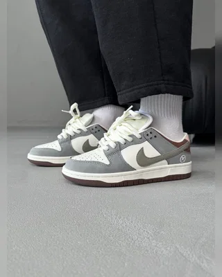Nike SB Dunk Grey White Brown — головне фото товару