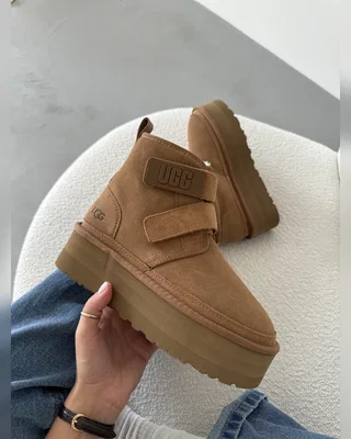 UGG Neumal Platform Velcro Chestnut — головне фото товару