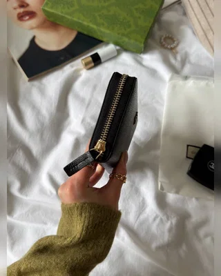 Gucci Animalier Zip Around Wallet Black 20 х 10 х 3 — головне фото товару