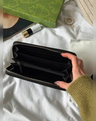 Gucci Animalier Zip Around Wallet Black 20 х 10 х 3 — головне фото товару