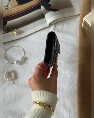 Dior Saddle Bloom Card Holder Blue Denim 11 x 9 x 3 — головне фото товару