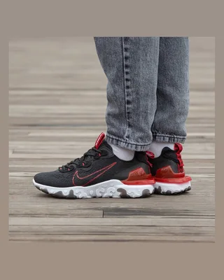 Nike React Vision Black Red — головне фото товару
