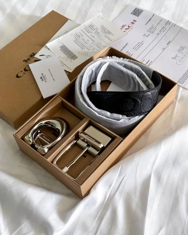 Coach Belt Kit Black/Silver 118 х 3.6 — головне фото товару