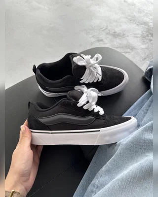 Vans Knu Skool White Black — головне фото товару