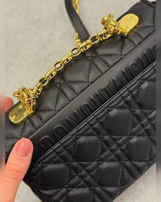 Dior Christian Dior Small Dior Caro Bag Black [оригінальна коробка] — головне фото товару