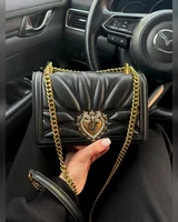 Dolce & Gabbana Dolce&Gabbana Medium Devotion Bag in Black 22 x 14 x 7,5 — головне фото товару