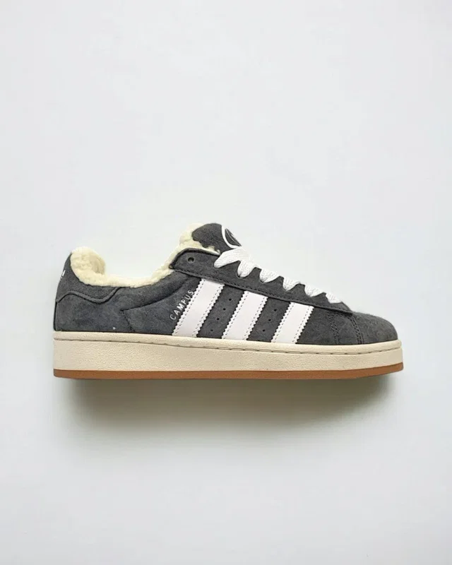 Adidas Campus 00s Premium Fur Grey — головне фото товару
